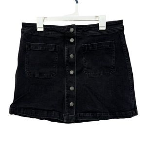 Madewell Stretch Denim A Line Skirt